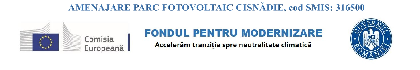 banner site amenajare parc fotovoltaic cisnadie